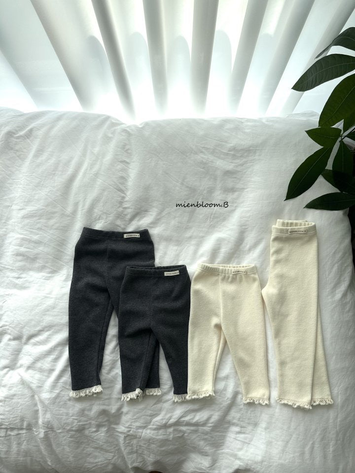 Velvet Lace Leggings - mienbloomb-25