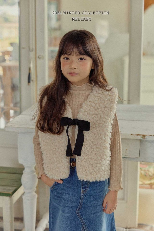 fluffy fleece vest-Melikey-37
