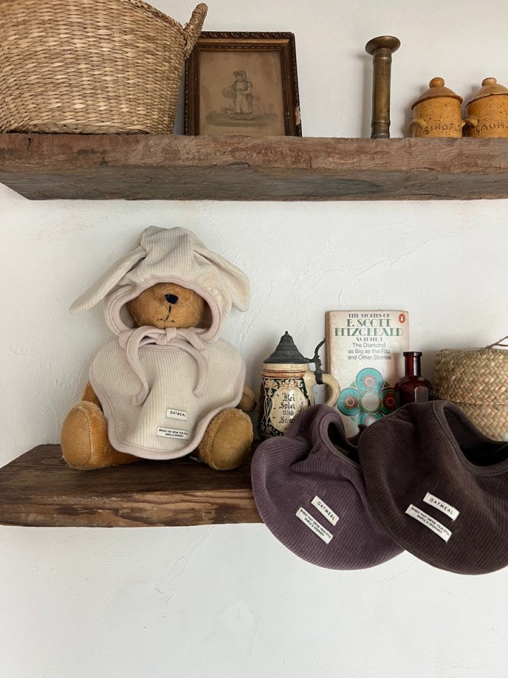 Bebe Bonnet Set -oatmeal-24