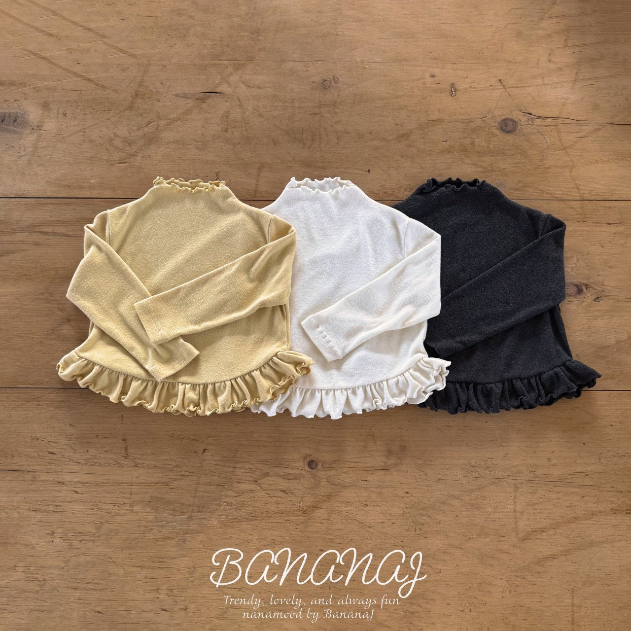 Chou chou frill T-banana.j-12