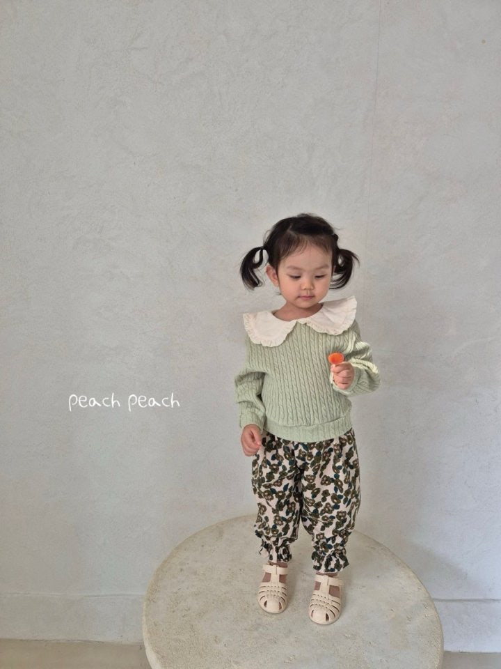 Lauren Collar Knit peach peach-6