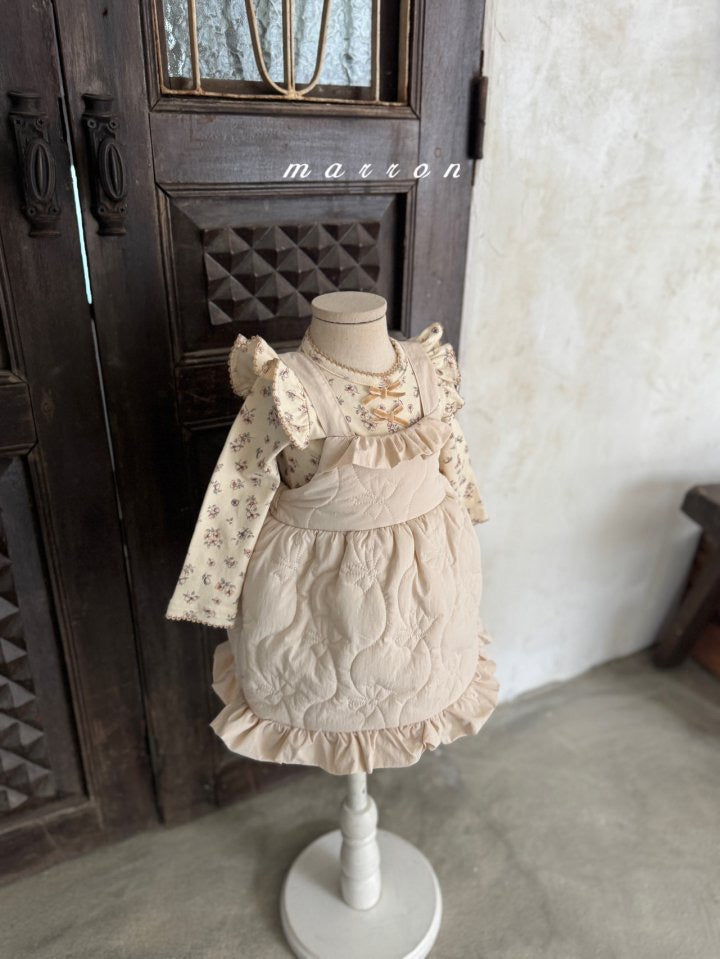 quilting onepiece-marron-10