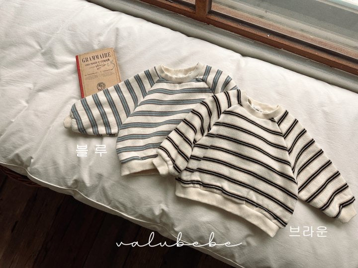 Multi Stripe Brushed Sweatshirt (Baby/Kids)-valubebe-78