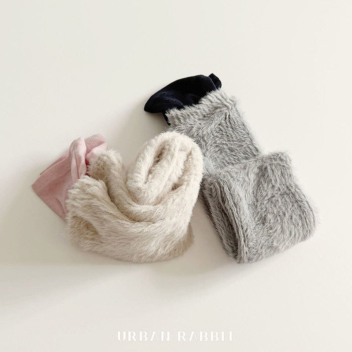 angora long knit socks-urban rabbit-42