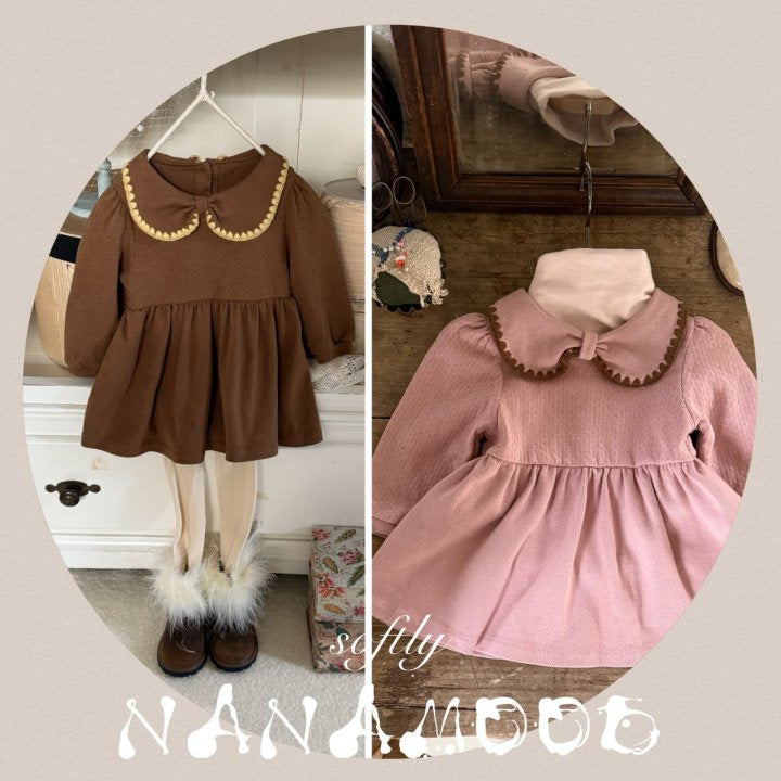 Rosy Ribbon Dress-nanamood-8