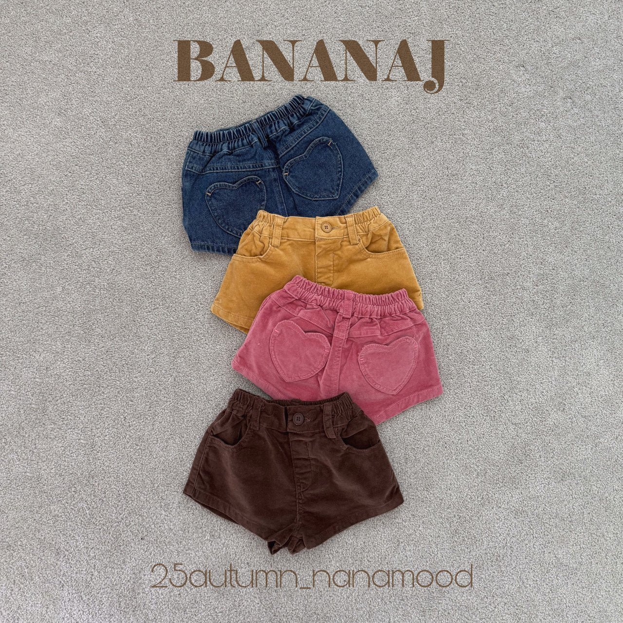 Peanut half pants-banana.j-29