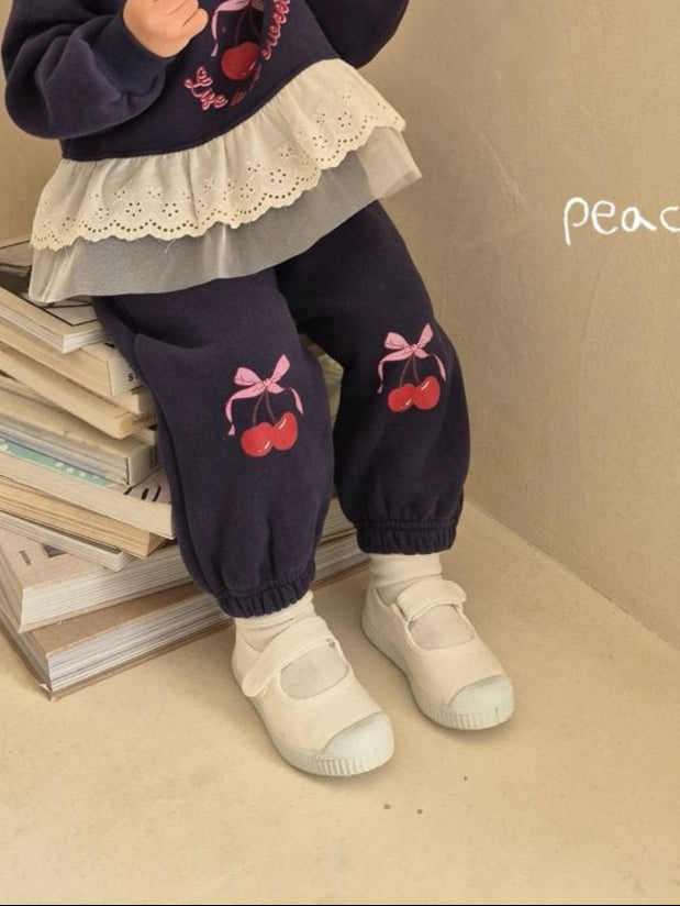 Cherry Jogger Pants peach peach-22