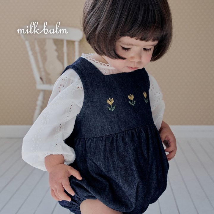 tulip denim suit / milkbalm -7