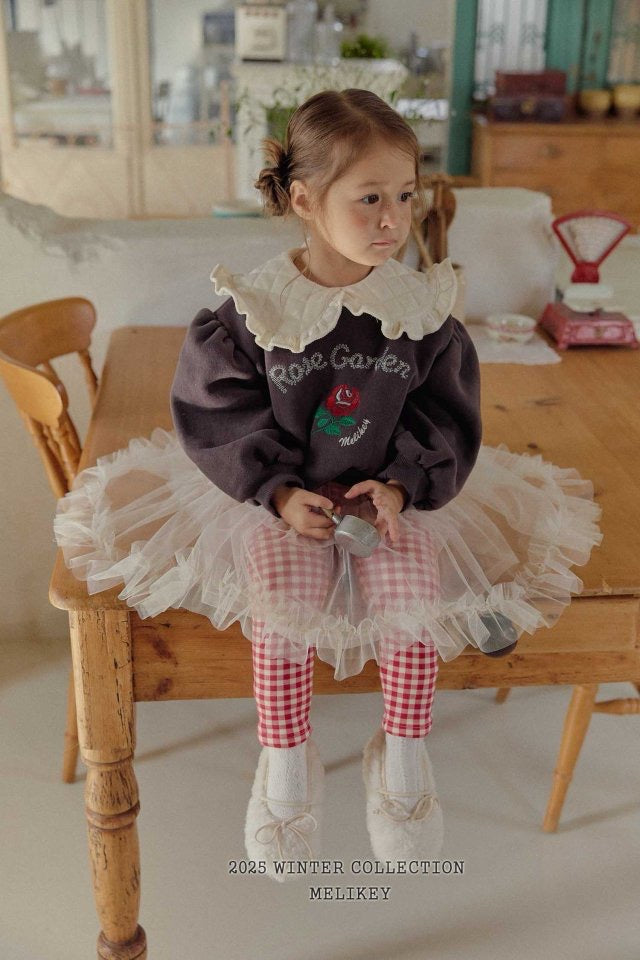 check tutu leggings-Melikey-35