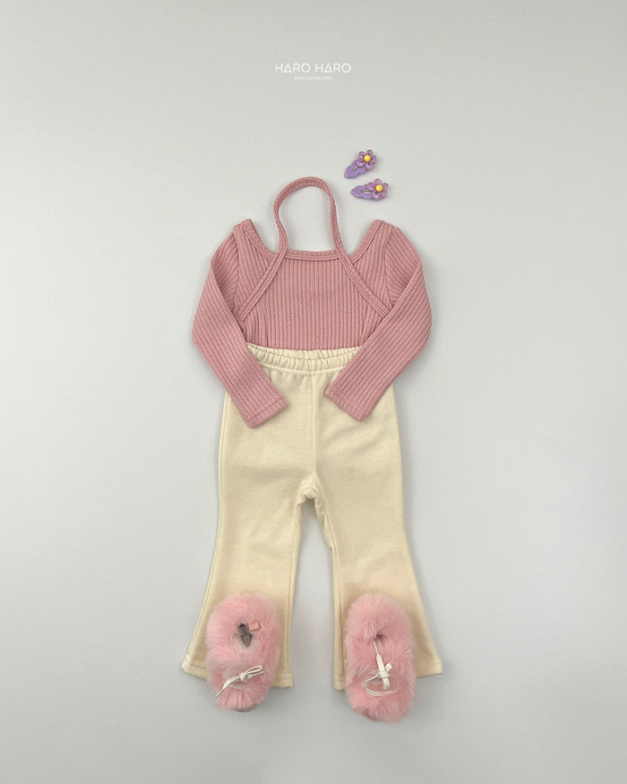 Knit Brushed Halter-Neck T-HAROHARO-39