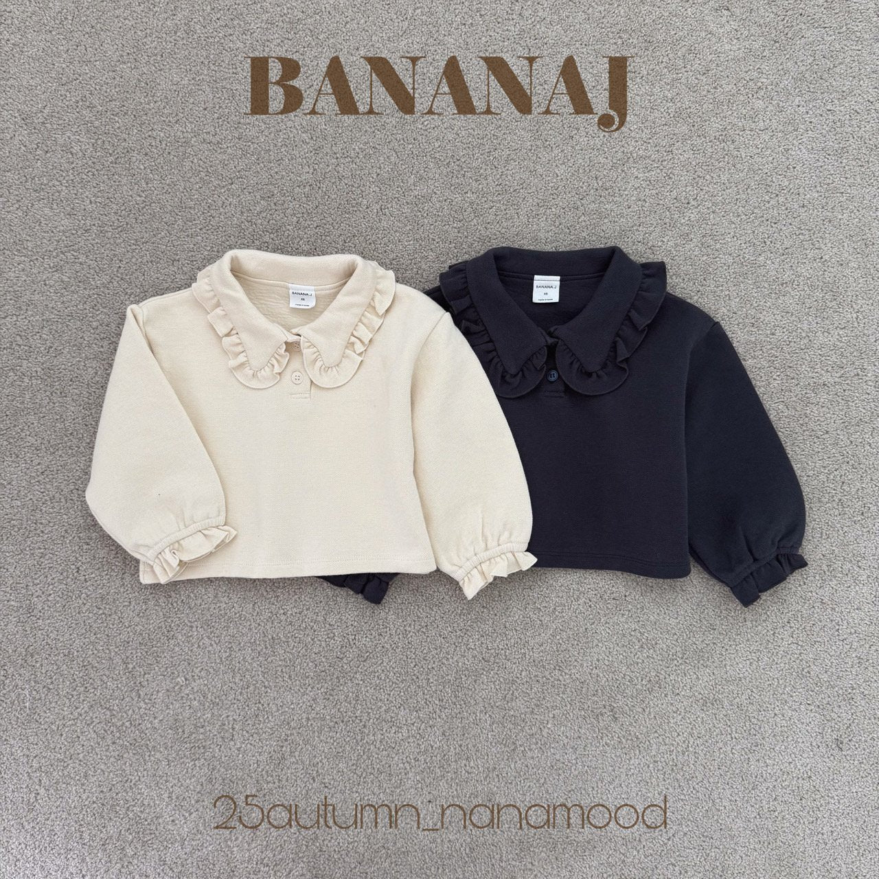 Bell collar blouse-banana.j-9