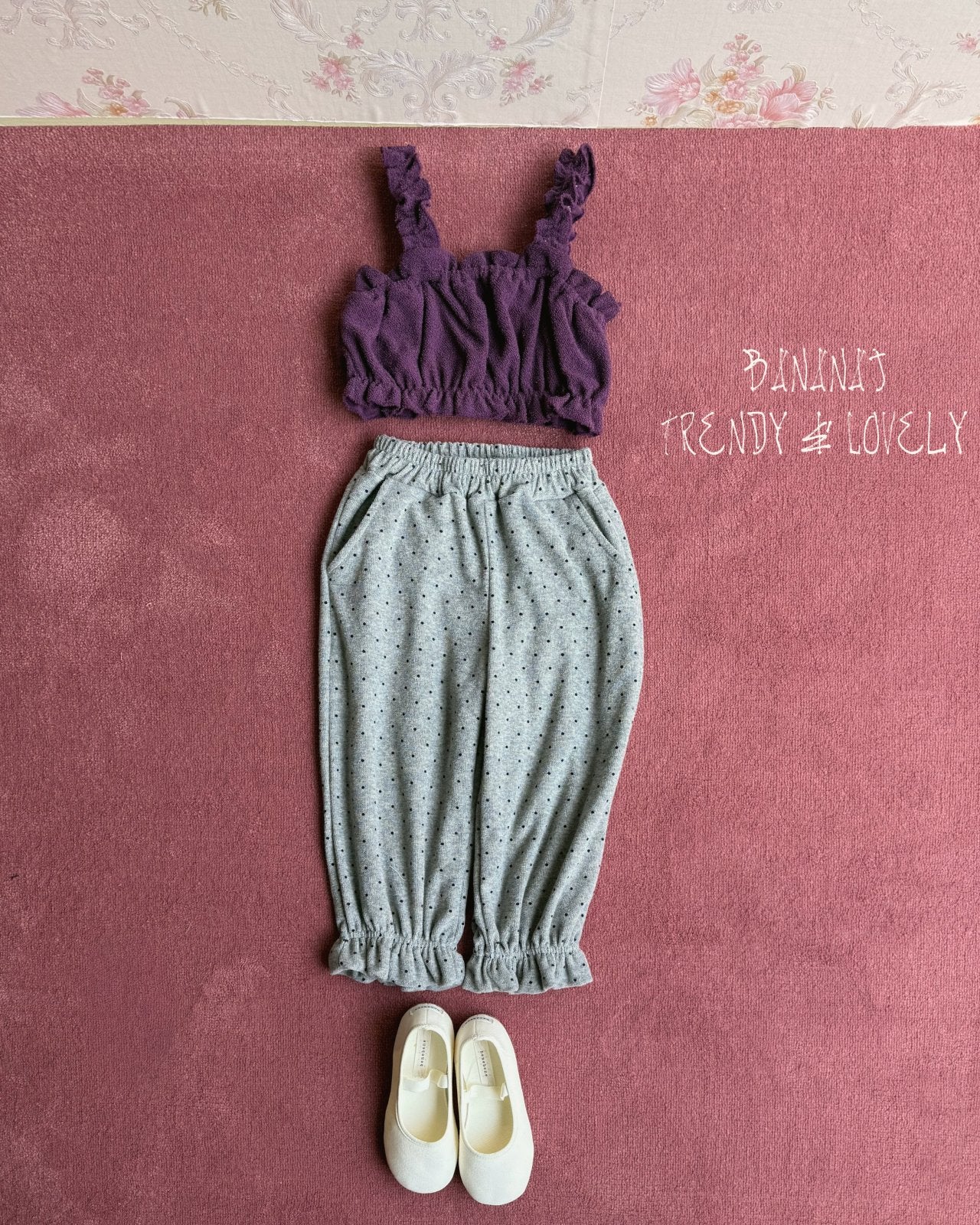 JELLY BONG BONG DOT PANTS - BANANA.J - 36