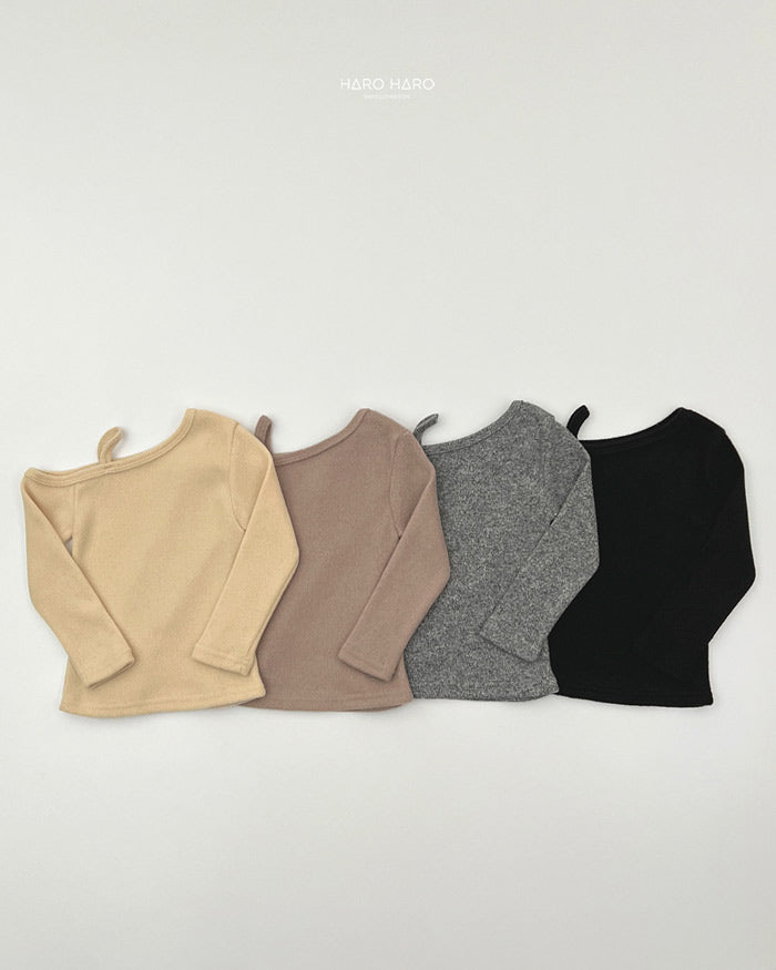 Mifu Brushed Off-Shoulder T-HAROHARO-38
