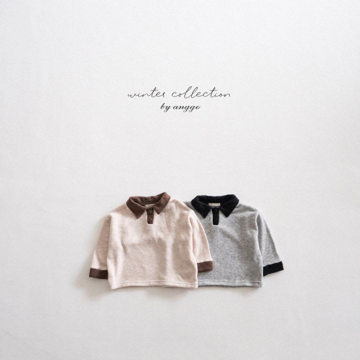 Choco Chip Collar T-shirt-anggo-9
