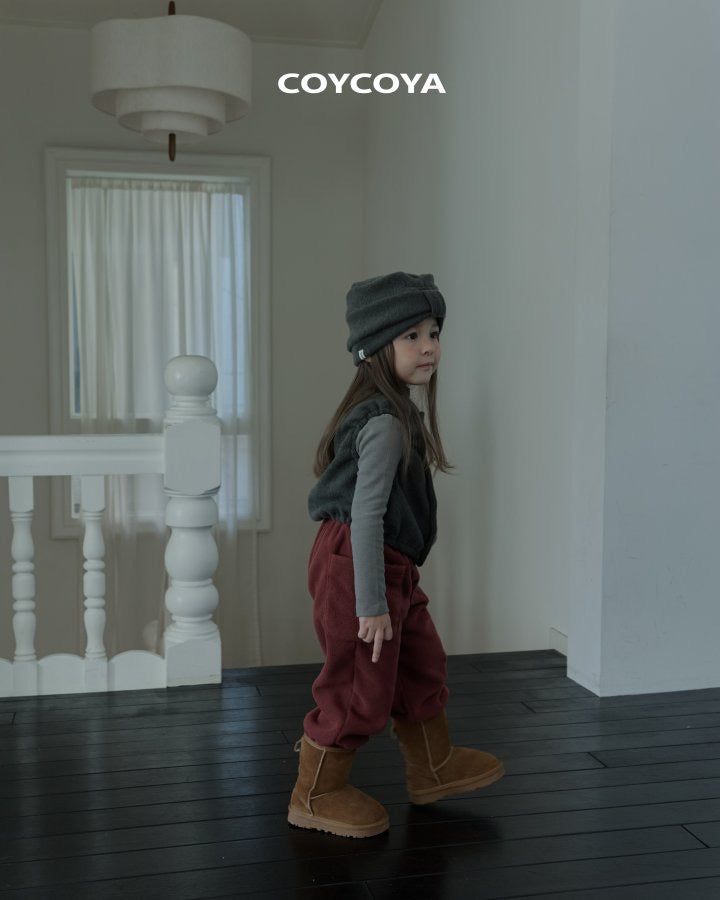 Snap Mood Fleece Pants - COYCOYA-31