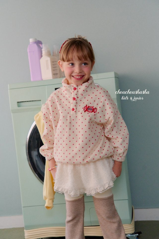 Candy Dot Fleece Tee-chouchoushasha-13