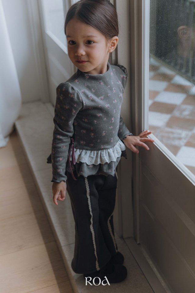 Pintuck Lace Pants - Roa - 3