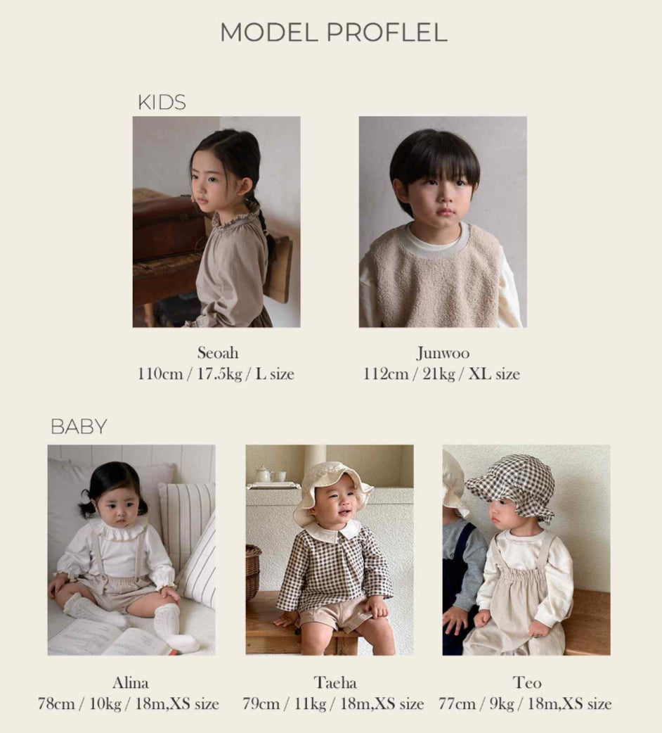 The beige model size