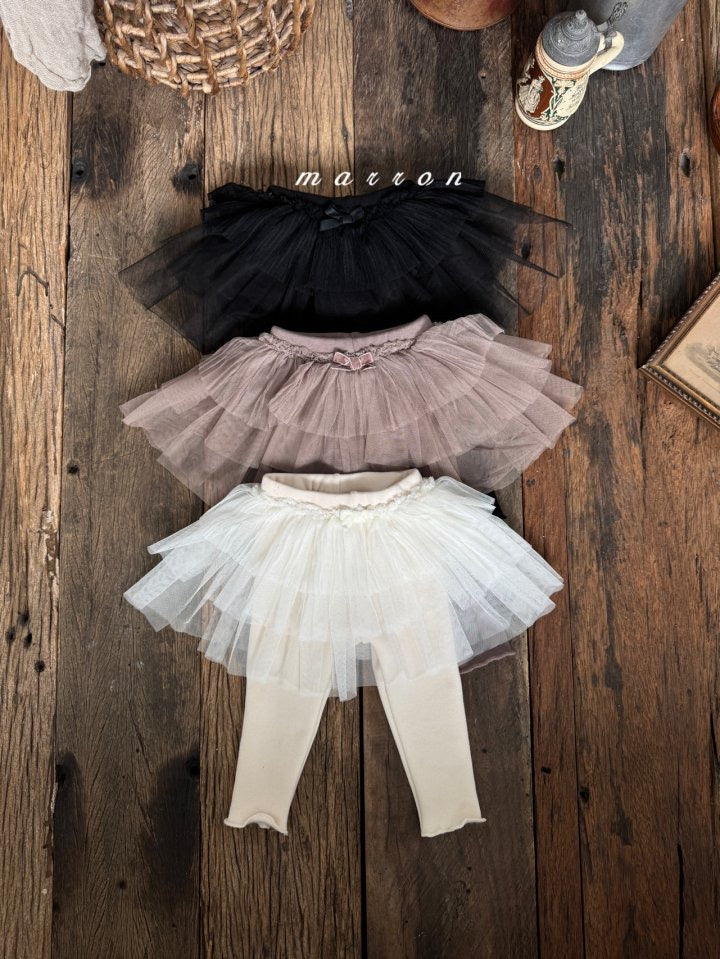 cancan tutu leggings-marron-6