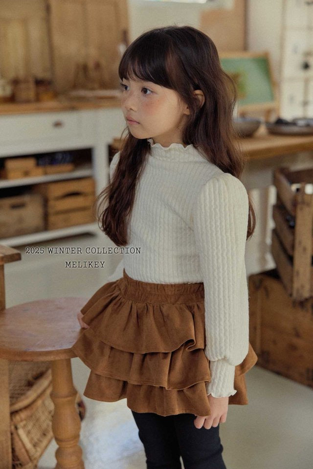 knit rib puff t-shirt-Melikey-8