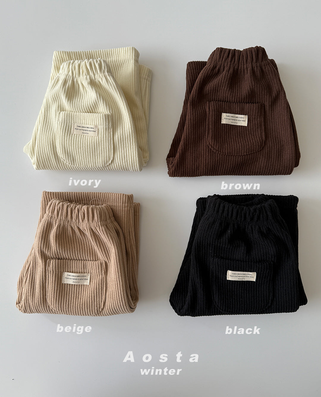 corduroy pants -Aosta-1