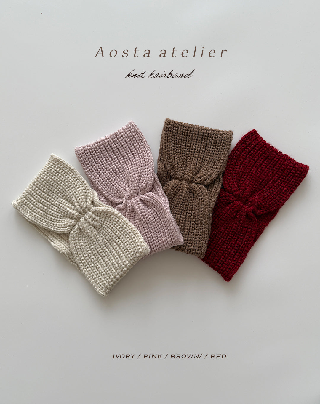 knit hairband -Aosta-17