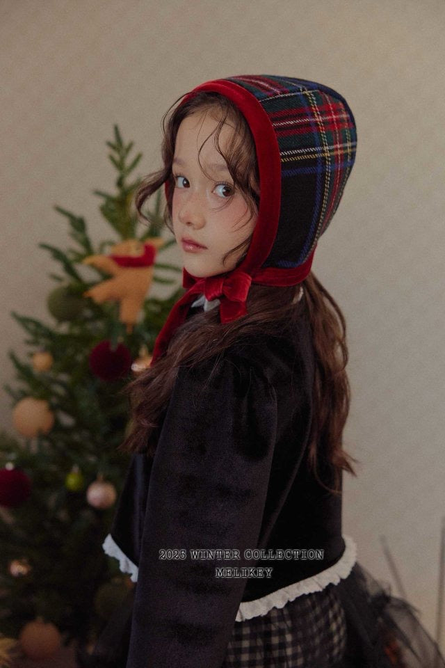 christmas check bonnet-Melikey-51