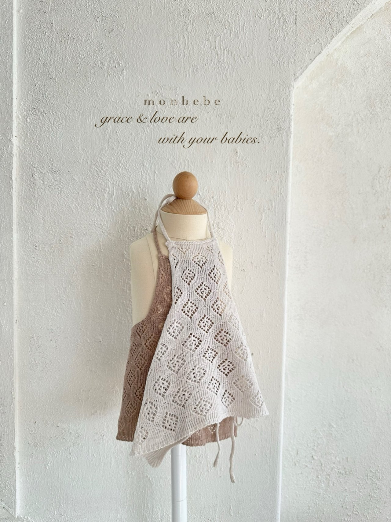 knit apron / monbebe -33