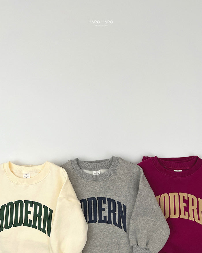 Modern Brushed Sweatshirt-HAROHARO-006