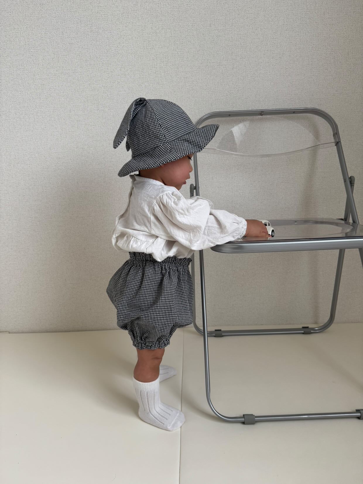 check baby pants / mun