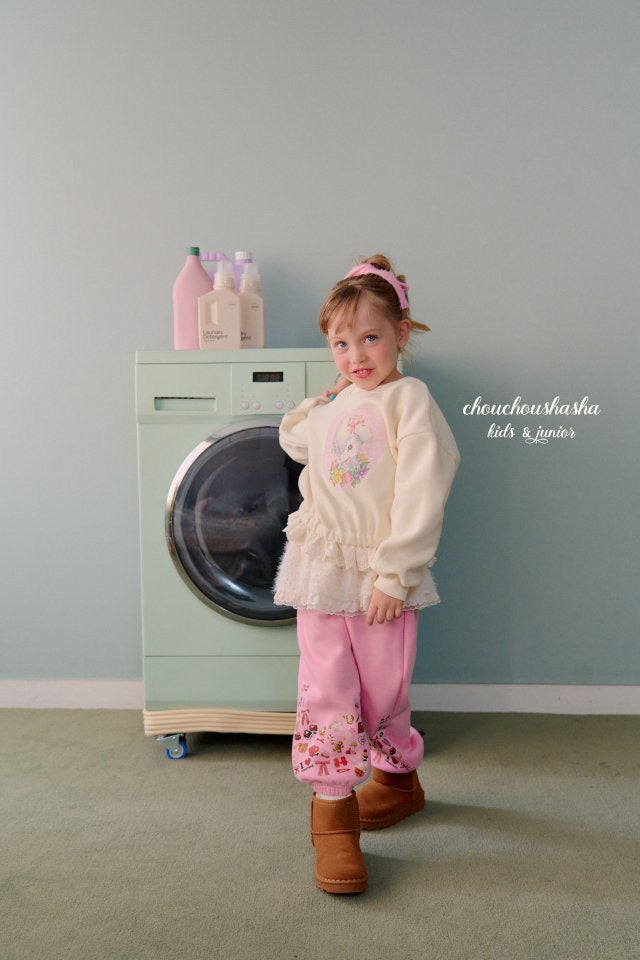 Happy Sticker Jogger Pants - chouchoushasha - 19