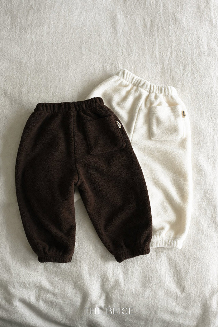 Fleece Jogger Pants - the beige - 21