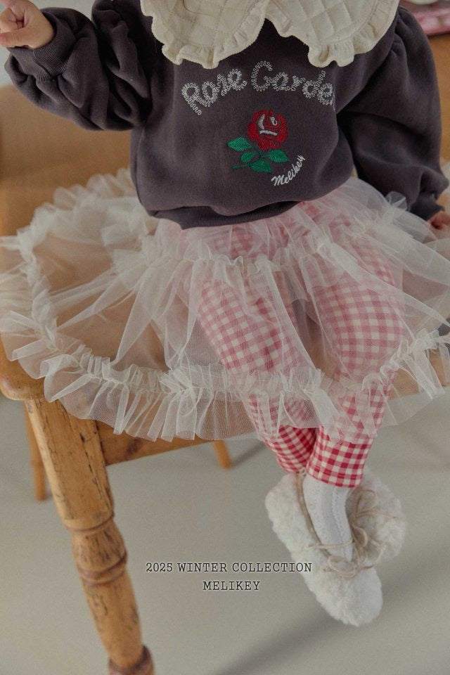 check tutu leggings-Melikey-35
