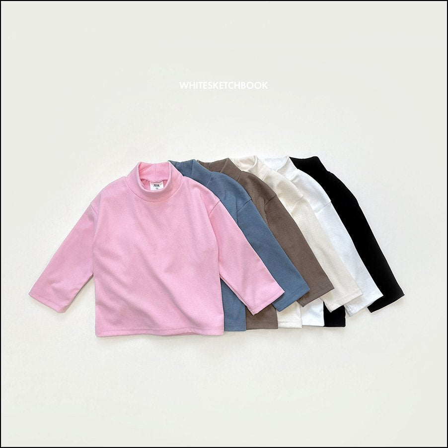 New peach turtleneck - white sketch book -6