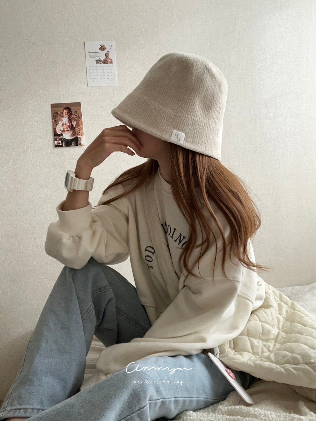 ladies：bucket hat by anmyu