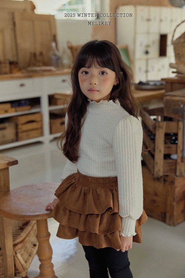 knit rib puff t-shirt-Melikey-8