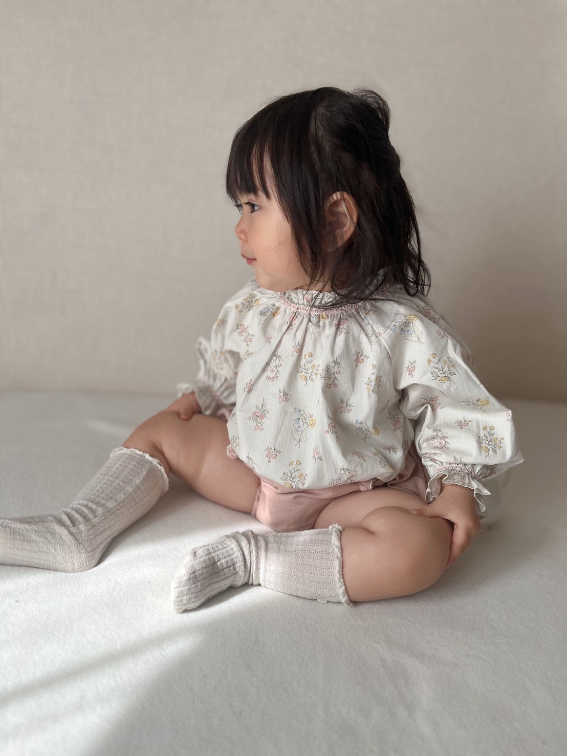 ｜即納｜Smoke Printed Blouse-Roa