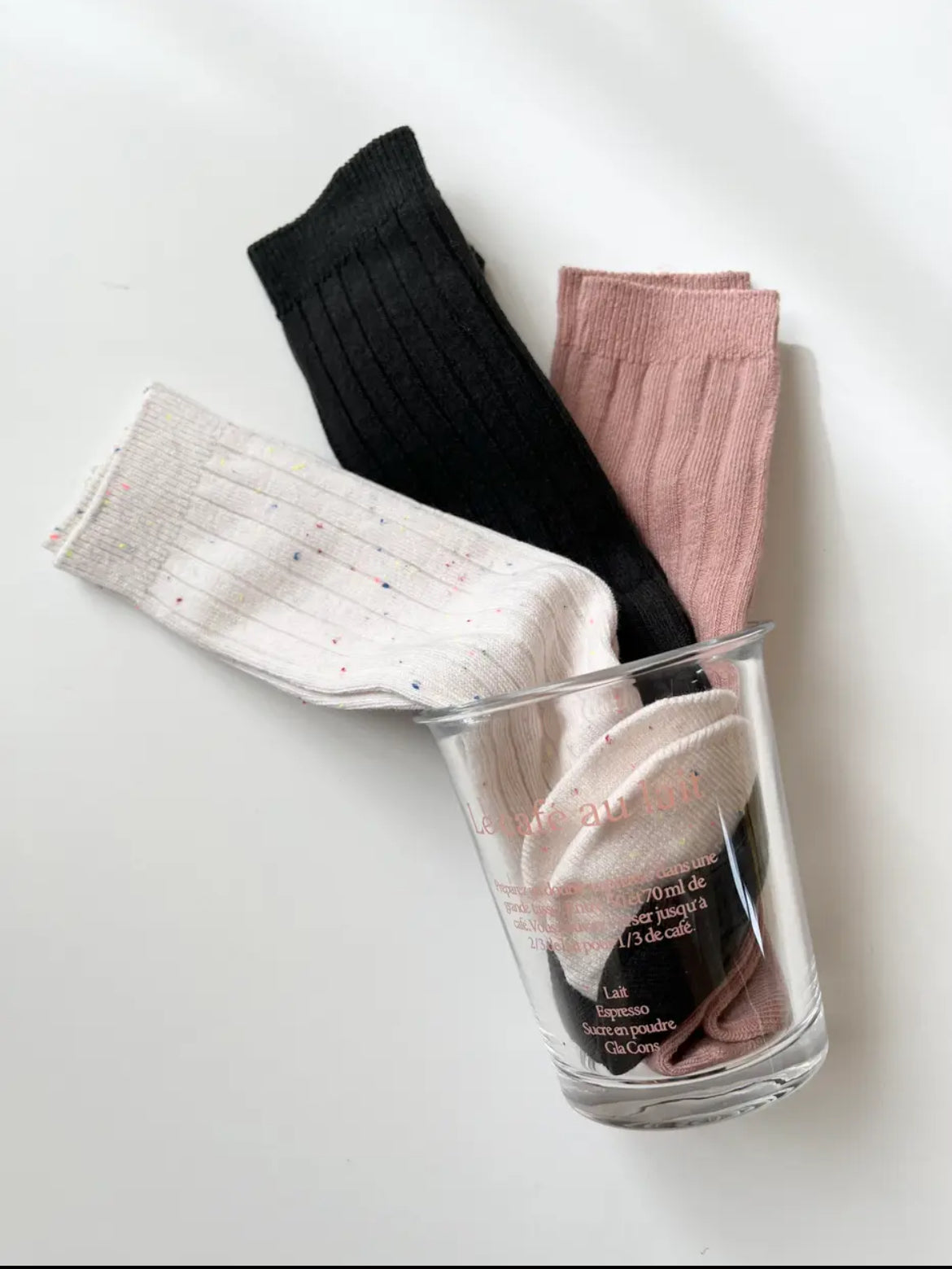 rib socks /mun kodomofuku