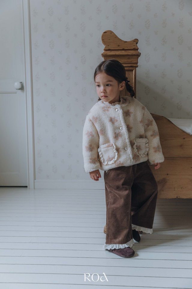 Flower Jacquard Fur JK - Roa - 27