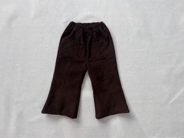 choco corduroy bootcut pants-aiai-24