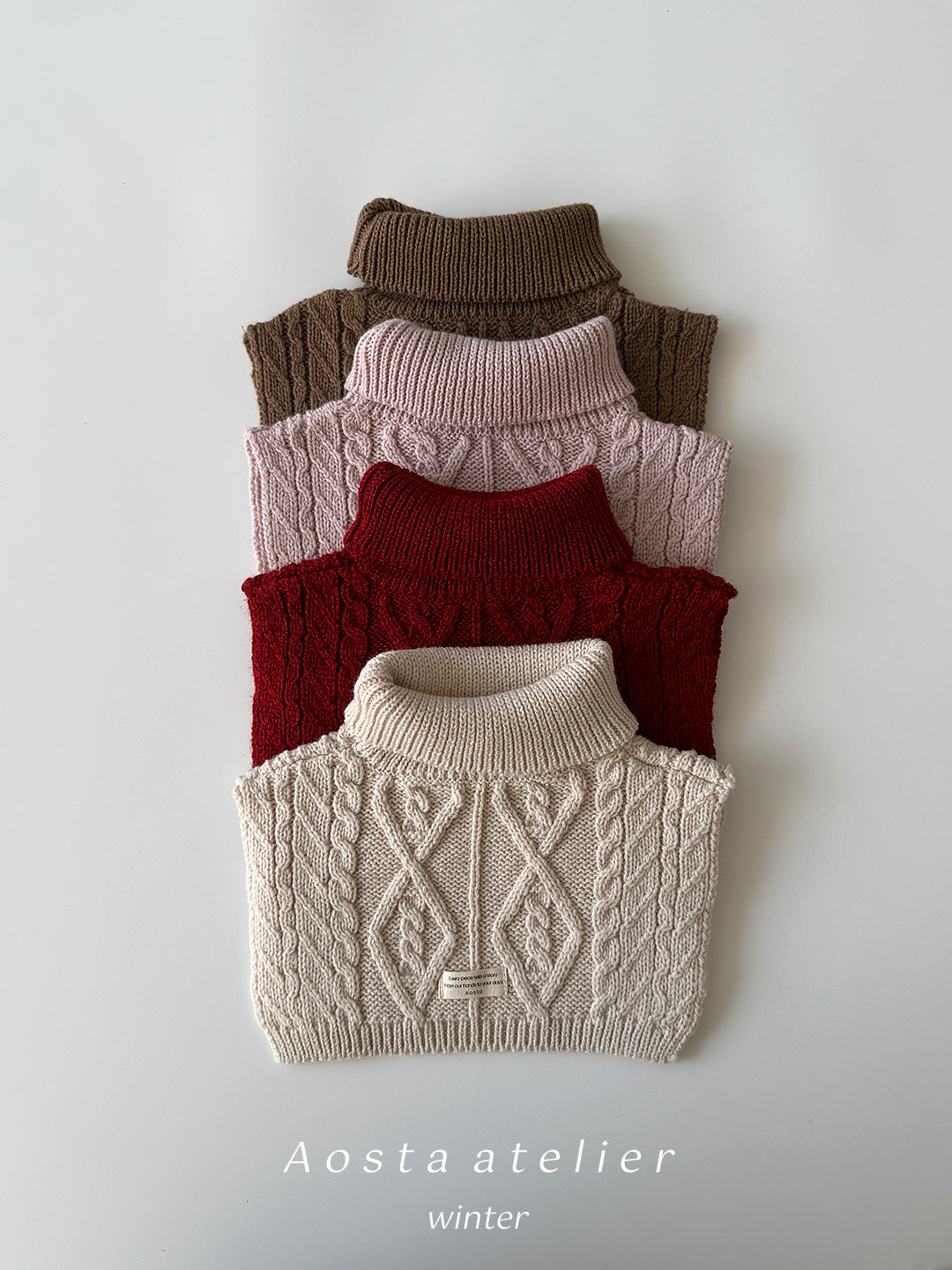 knit neck warmer -Aosta-9