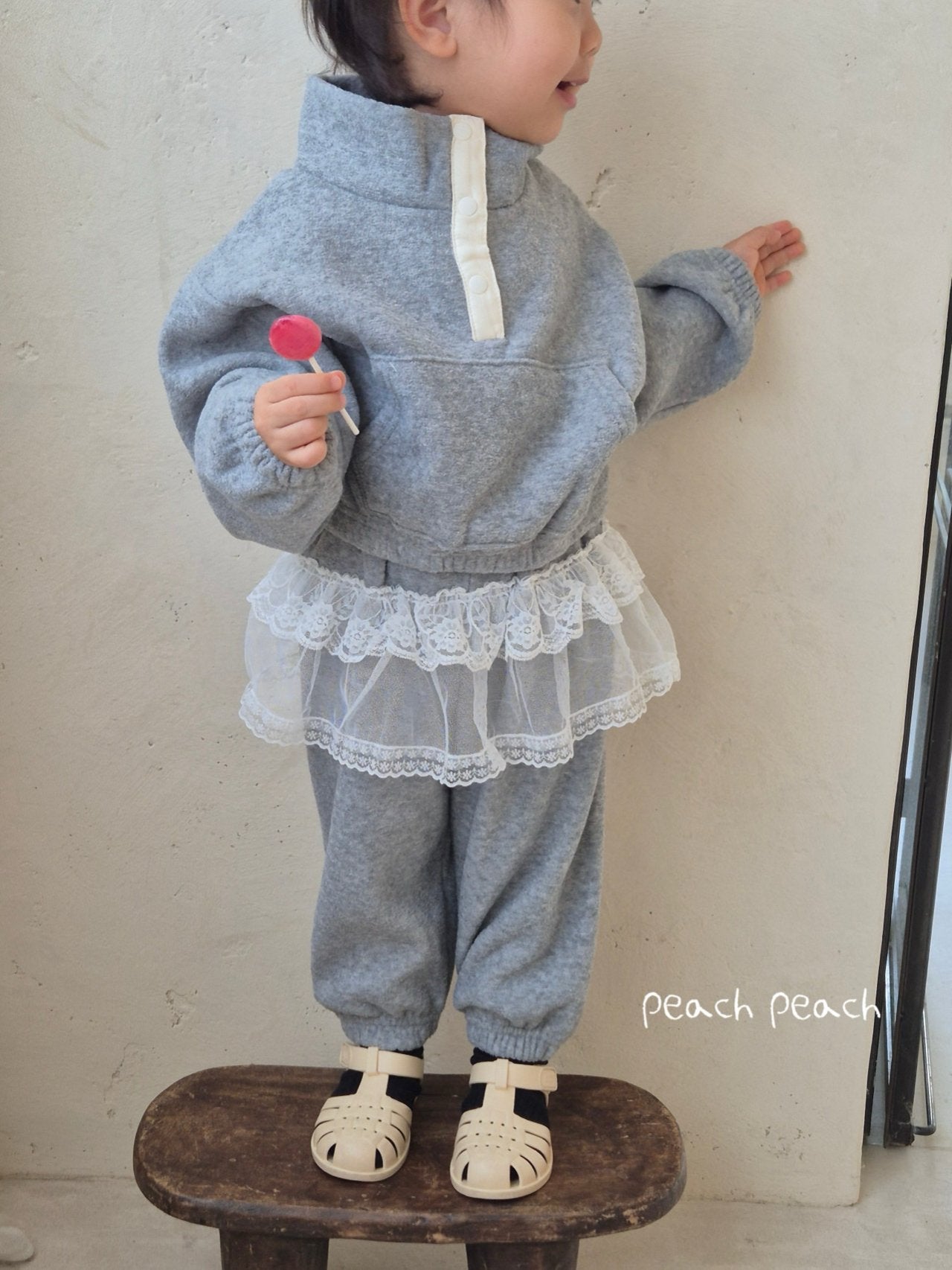 Carol Lace Pants peach peach-14