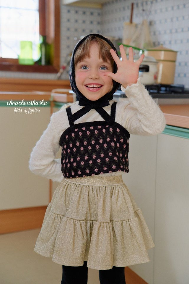 Flower Brushed Lace Turtleneck-chouchoushasha-6