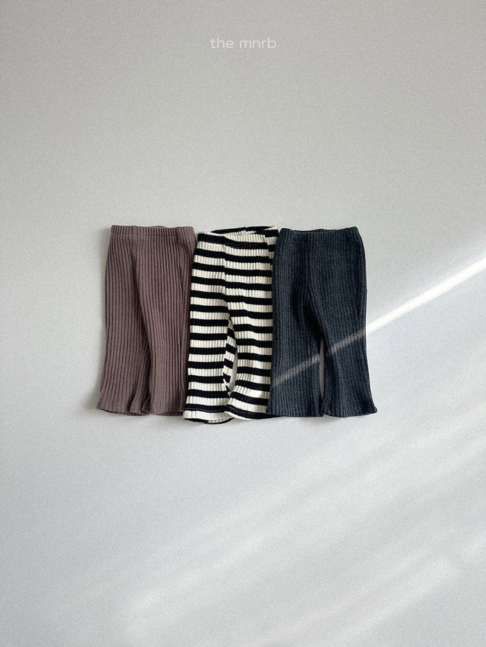 Allo Rib Bootcut Pants - minirobe - 13