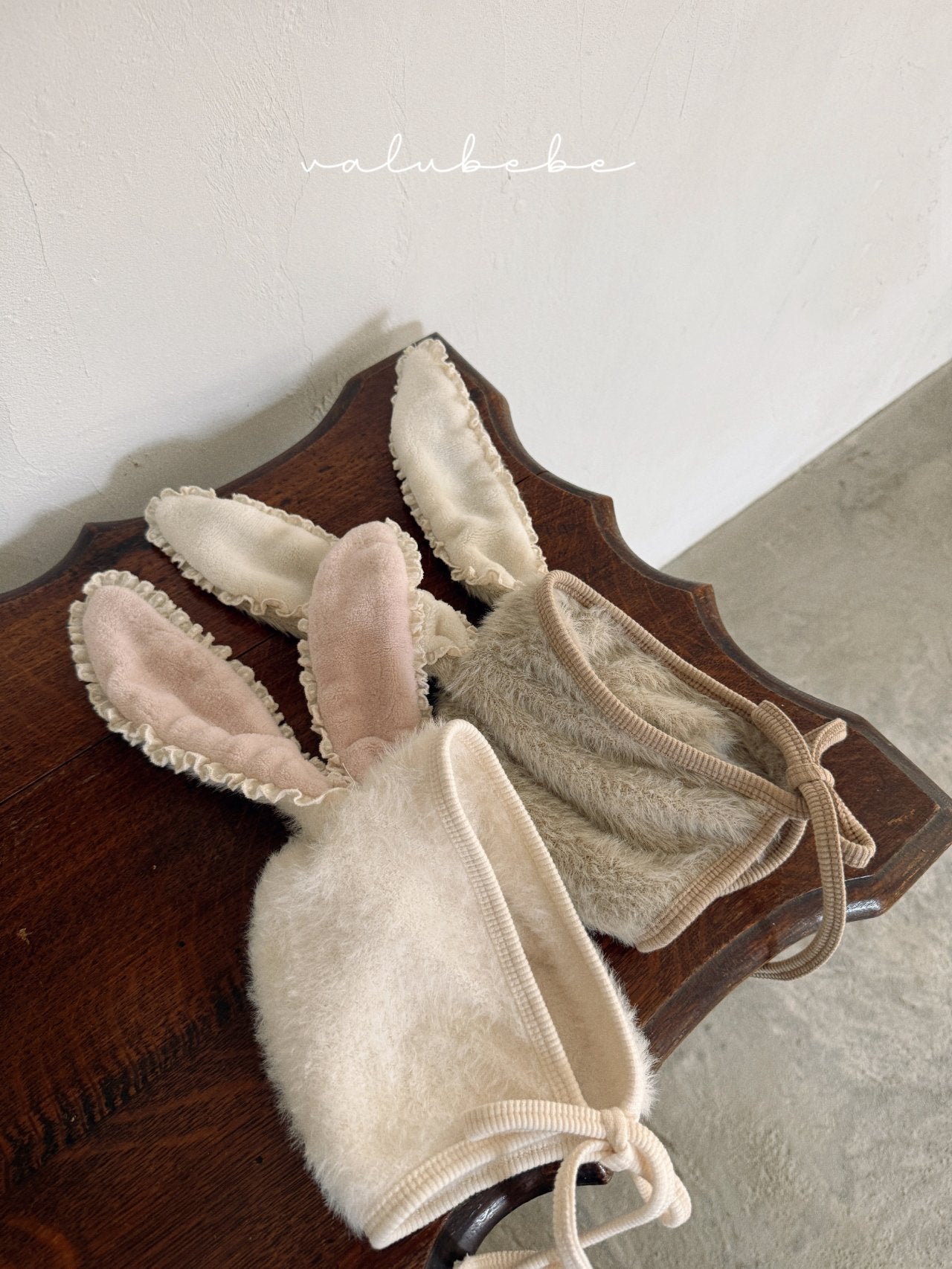 bunny fur bonnet hat-valubebe-31