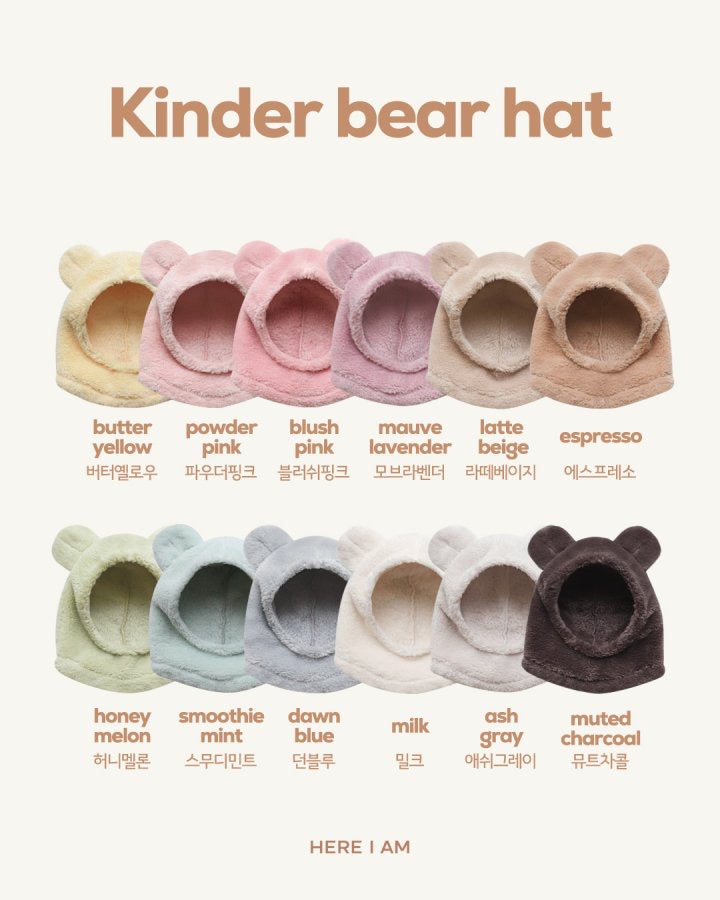 Kinder bear hat - here i am - 12