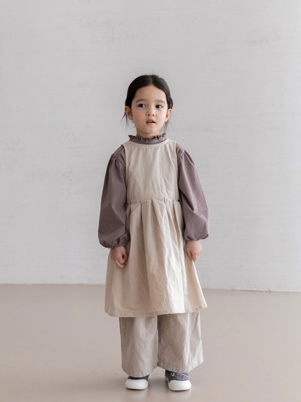 east one-piece dress -oatmeal-25