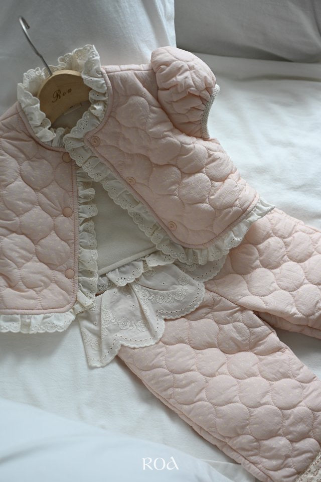 Quilting Lace Vest - Roa - 25