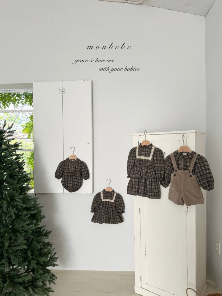 Lofe Check Suit - monbebe-26