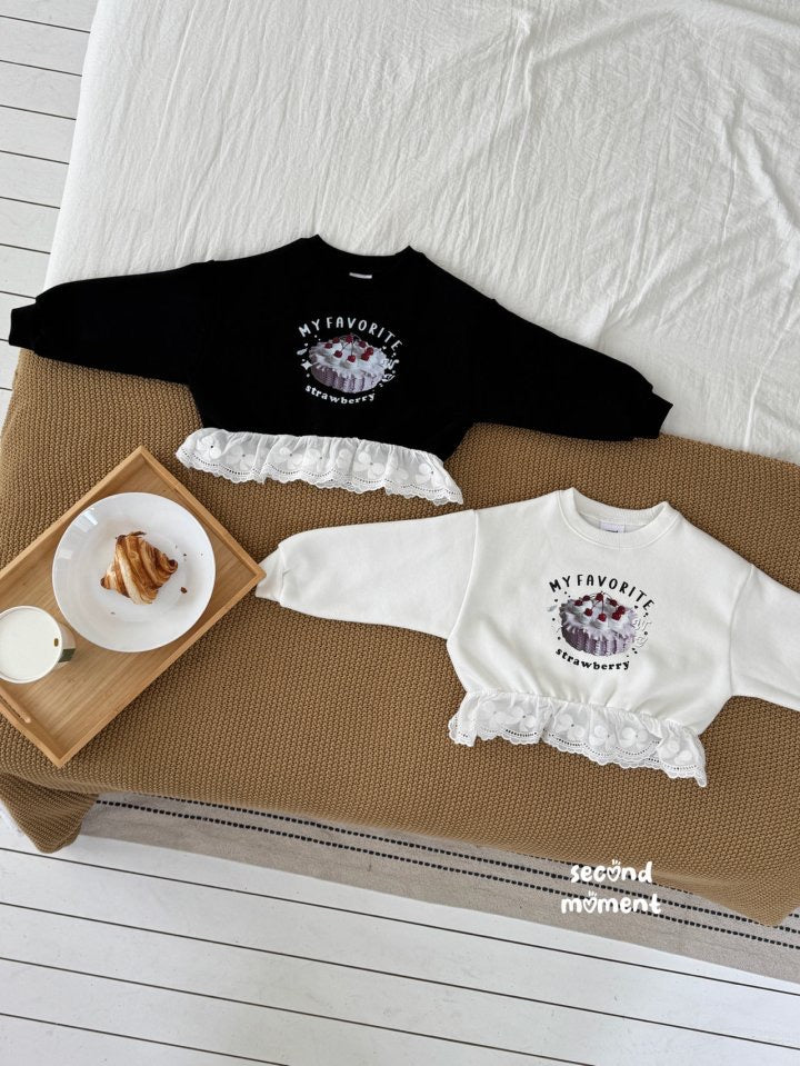 cake lace sweatshirt -second moment-19